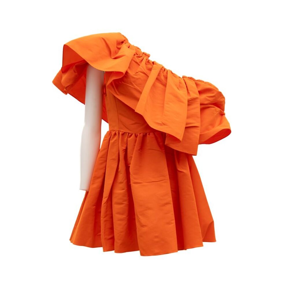 Alexander McQueen Orange Women Cocktail Women's Dress